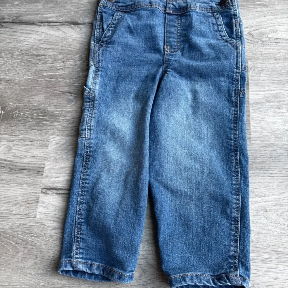 OshKosh Bgosh Kids‎ Denim Overalls Size 4T Blue Adjustable Straps